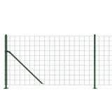 Wire Mesh Fence with Flange Green 0.8x25 m 154184