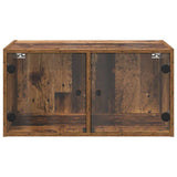 Wall Cabinets 2 pcs Old Wood 68 x 37 x 35 cm Engineered Wood 882914