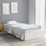 Bed Frame without Mattress White Solid Wood 90x190 cm Single Single 820068