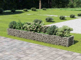 Gabion Raised Bed Galvanised Steel 360x50x50 cm 143561