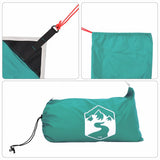 Beach Canopy with Sand Anchors Green 304x300 cm 4008645
