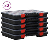 Assortment Boxes 10 pcs 40x30x5 cm Polypropylene 3106445