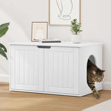 Cat House White 85 x 55 x 50.5 cm Engineered Wood 8000716