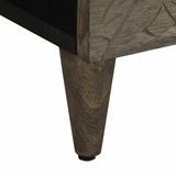 Bedside Cabinet Light Grey 40x33x46 cm Solid Wood Mango 4017788