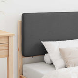 Bed Frame with Upholstered Headboard Dark Grey 100 x 200 cm 877930
