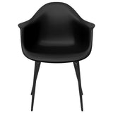 Dining Chairs 2 pcs Black PP 338076