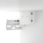 ZNTS 2 Piece Bathroom Cabinet Set White Engineered Wood 3115860