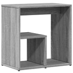 ZNTS Side Tables 2 pcs Grey Sonoma 50x30x50 cm Engineered Wood 840566