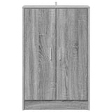 Shoe Cabinet Grey Sonoma 60x35x92 cm Engineered Wood 816012