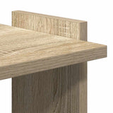 Bookcase 3-Tier Sonoma Oak 60x30x120 cm Engineered Wood 860267