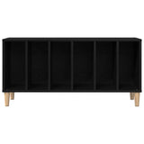 Record Cabinet Black Oak 100 x 38 x 48 cm Engineered Wood 862868
