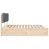 Bed Frame with Upholstered Headboard Light Grey 180 x 200 cm 3398214