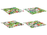 4-Piece Seat Cushions SOEST 4 pcs 100% Polyester Multicolour 944796