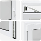 Basement Window "RISOR" 90x70 cm Tilt&Turn DIN Left White 4108319