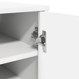 Shoe Cabinet White 32x35x92 cm Engineered Wood 808972