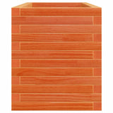 Garden Planter Wax Brown 110x40x46 cm Solid Wood Pine 3282451
