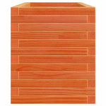 Garden Planter Wax Brown 110x40x46 cm Solid Wood Pine 3282451
