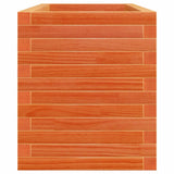 Garden Planter Wax Brown 110x40x46 cm Solid Wood Pine 3282451