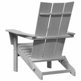 Garden Chair 2 pcs Light Grey Polyethylene 3335821