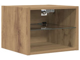 TV Wall Unit 4 pcs Artisan Oak Engineered Wood 3402966