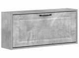 Wall-Mounted Shoe Cabinet UTRECHT 71 x 17 x 43 cm Concrete Grey 897728