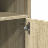 Rolling Cabinet Sonoma Oak 60x48x81 cm Engineered Wood 853166