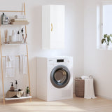 Wall Mounted Cabinet High Gloss White 34.5x34x90 cm 828838