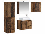 Bathroom Cabinet Set 5 pcs Old Wood 50 x 14.5 x 70 cm 3407317