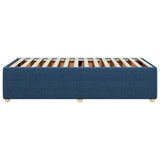 Bed Frame without Mattress Blue 90x190 cm Single Fabric 3284906