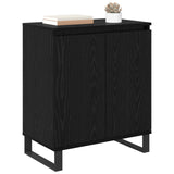 Sideboard Black Oak 60 x 35 x 70 cm Engineered Wood 882603