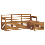 Outdoor Sofa Set 4 pcs Natural 3374594