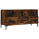 TV Cabinet Smoked Oak 102x36x50 cm Engineered Wood 829041