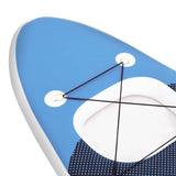Inflatable Stand Up Paddle Board Set Sea Blue 330x76x10 cm 93385
