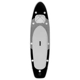 Inflatable Stand Up Paddle Board Set Black 330x76x10 cm 93388