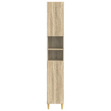 Bathroom Cabinet with Open Shelf DELFT Sonoma Oak 897037