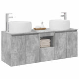 Bathroom Cabinet Set 3 pcs Concrete Grey 49.5 x 44.5 x 66 cm 3405720