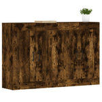 Wall Mounted Cabinets 2 pcs Smoked Oak Engineered Wood 3197990