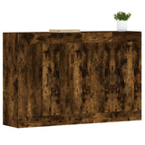 Wall Mounted Cabinets 2 pcs Smoked Oak Engineered Wood 3197990