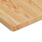 Basin Shelf Wall Mounted Steel and Solid Wood Oak 3302410