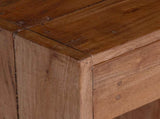 Bedside Table Brown 63 x 30 x 79 cm Solid Mahogany Wood 42012385