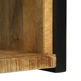 Wall Cube with Shelf Brown 55 x 35 x 40 cm Solid Mango wood 4016008