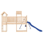 ZNTS Outdoor Playset Solid Wood Pine 3190435