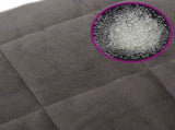 Weighted Blanket Grey 200x200 cm 9 kg Fabric 350778