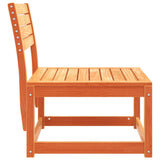 Garden Sofa Wax Brown Solid Wood Pine 844671