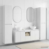 Bathroom Furniture Set 5 pcs White 33 x 34.5 x 160 cm 3406023