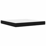 Bed Frame with Mattress Black 180 x 200 cm Fabric 3415255