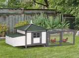 Chicken Coop Small Animal Pet Cage w/ Nesting Box Outdoor Run Wooden T3398P375357