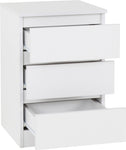 ZNTS Malvern 3 Drawer Bedside 100-103-068