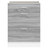 Kitchen Base Cabinet Lyon Grey Sonoma Engineered Wood 854255