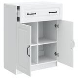 Sideboard with Drawer White 66 x 34.5 x 87 cm Engineered Wood 895785